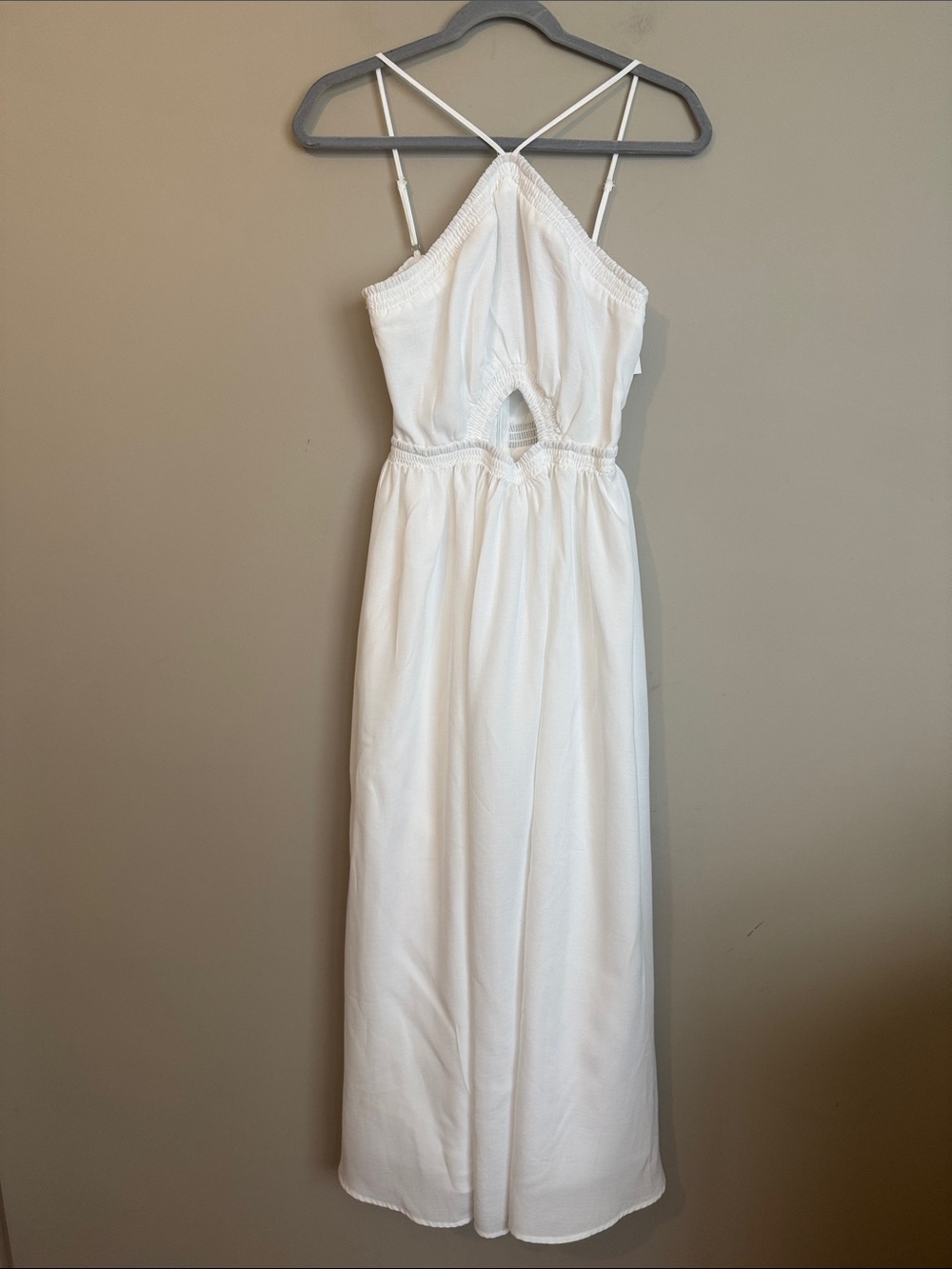 NWT- Petal & Pup Madi Maxi Dress, White, size Medium - Picture 8 of 13
